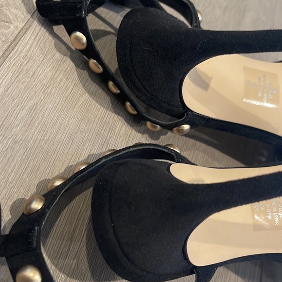 Nine West open toe pumps with tie up straps - Picture 7 of 7